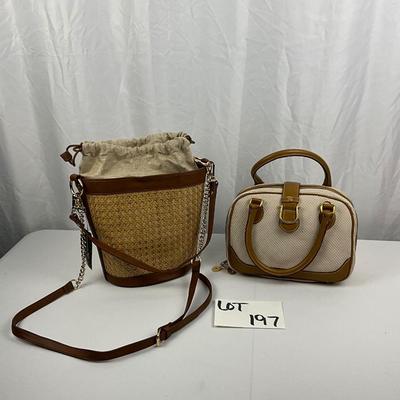 Lot D 197 NEW Tole’dano Satchel and Inc Ajae Bucket Crossbody