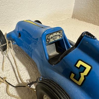 ROY COX THIMBLE DROME CHAMPIONSHIP RACER TOY TETHER RACE CAR # 3