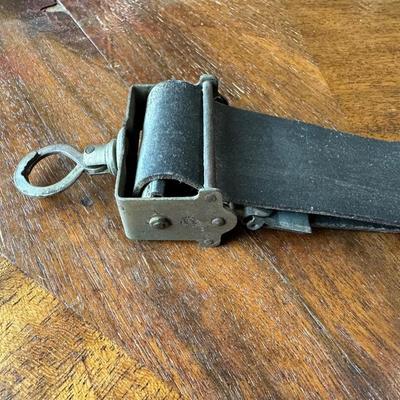 DURHAM DUPLEX STRAIGHT RAZOR WITH LEATHER STRAP