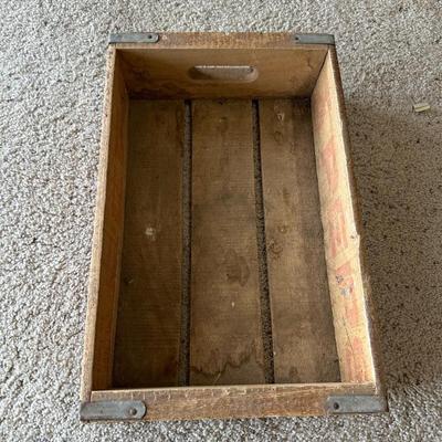 PEPSI COLA WOODEN CRATE