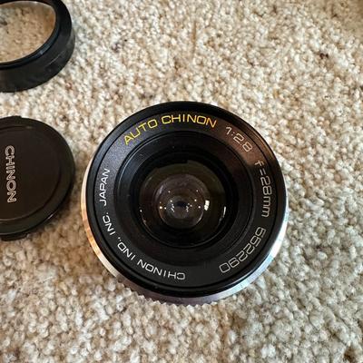 FUJICA 35MM CAMERA WITH VARIOUS LENSES, FLASH AND TIMER