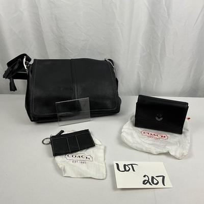 Lot E 207 Coach Leather Shoulder Bag NWT Coach Coin Purse Coach Wallet