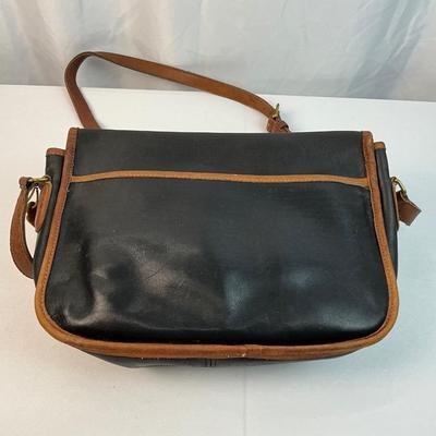 Lot E 211 Vintage Coach Leather Spectator City Turn Lock Shoulder Bag