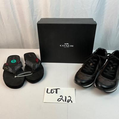 Lot E 212 NIB Coach Women’s Rebecca Sneakers and Jolene Platform Sandals