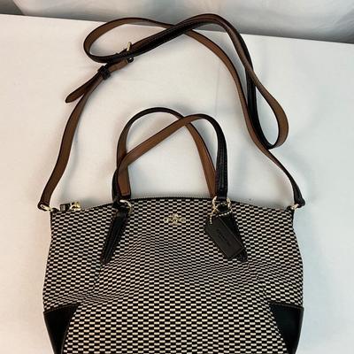 Lot E 217 Vintage NWT Coach Mini Kelsey Legacy Jacquard Satchel