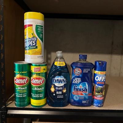 FULL OR NEARLY FULL CLEANING PRODUCTS & OTHER CHEMICALS