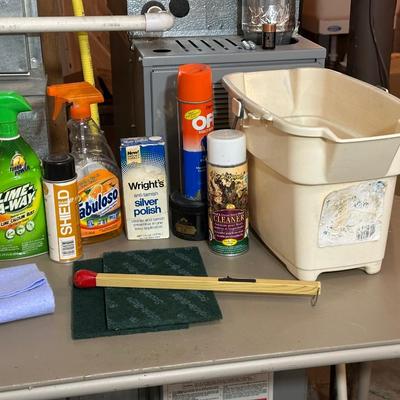SCRUB BUCKET AND HOUSEHOLD CLEANING PRODUCTS
