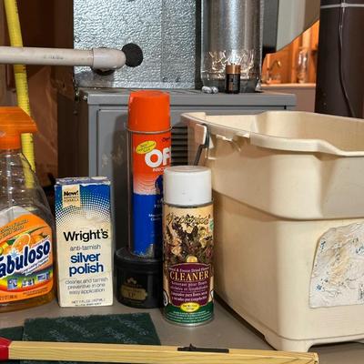 SCRUB BUCKET AND HOUSEHOLD CLEANING PRODUCTS