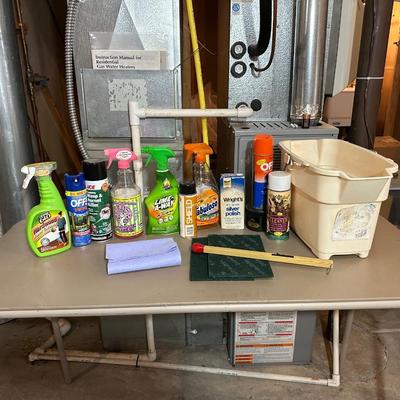 SCRUB BUCKET AND HOUSEHOLD CLEANING PRODUCTS