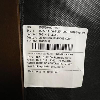 King Hickory Chair Brand Suzanne Kasler Collection ‘Candler’ Headboard, Footboard and Side Rails (1018CL-RG)