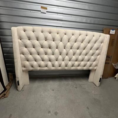 Custom King Tufted Headboard (1018CL-RG)