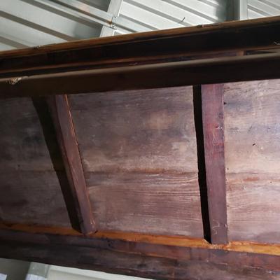 Asian Inspired Wood Coffee Table (1020B-KD)