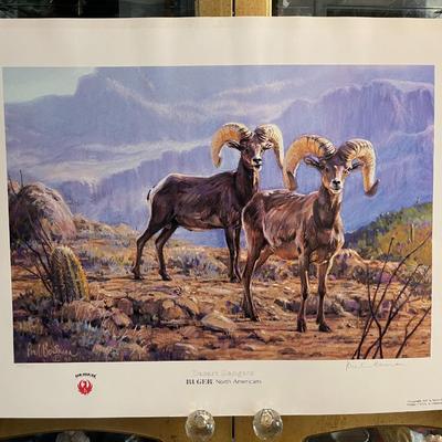 Desert Rangers Lithograph by Paul Bosman Artist Signed 759/950 18" x 24" Unframed Shipped in a Tube.