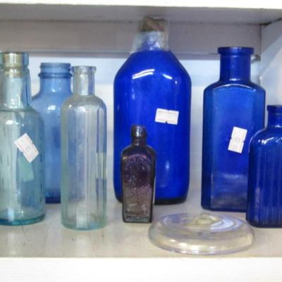 Vintage Glass Bottles - 1 Renwar