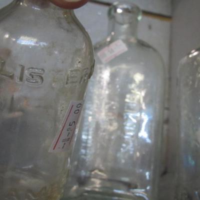 Vintage Listerine Lambert Fellow Syrup Ed Pinuard Bottles