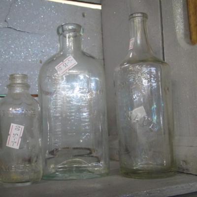 Vintage Listerine Lambert Fellow Syrup Ed Pinuard Bottles