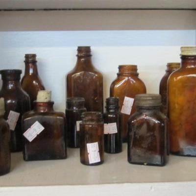 Vintage Glass Bottles Whitehall & Bell Ans