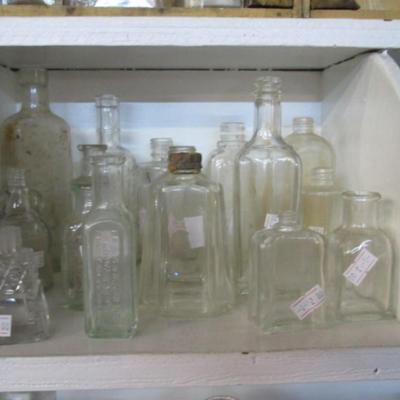 Vintage Glass Bottles Dr. H.S. Thatcher's Worm Syrup Chattanooga Tennessee