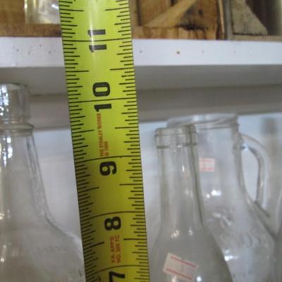 Vintage Clear Bottles