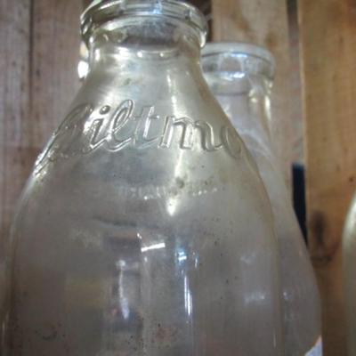 Vintage Milk Bottles 1 Embossed Biltmore Bottle