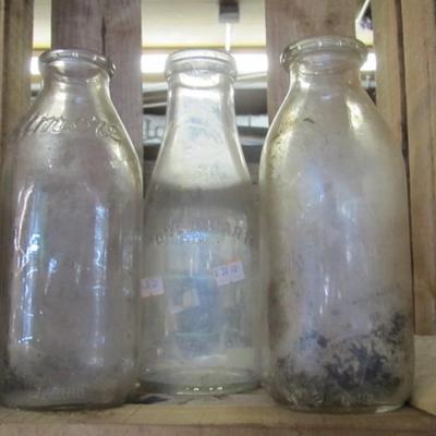 Vintage Milk Bottles 1 Embossed Biltmore Bottle