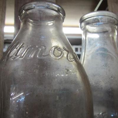 Vintage Milk Bottles 1 Embossed Biltmore Bottle