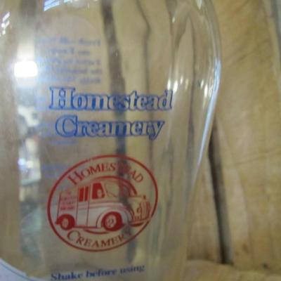 Vintage Milk Bottle Homestead Creamery