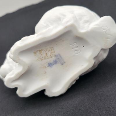 Pair, White Bisque Kaiser Bunnies Unpainted