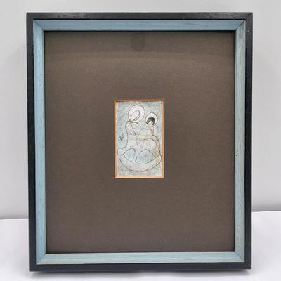 Two Original Framed Enamel Art Winifred H. Van Paasschen, Mercer Island