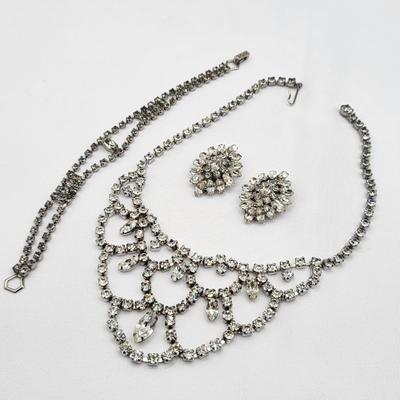 1950's Dressy Rhinestone Jewelry
