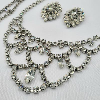 1950's Dressy Rhinestone Jewelry