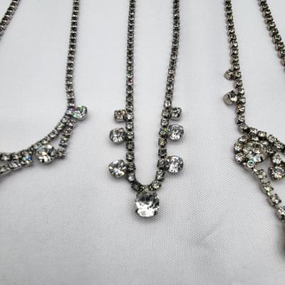 Accessorize Like A Princess - Vintage Rhinestone Necklaces
