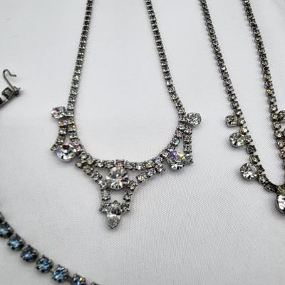 Accessorize Like A Princess - Vintage Rhinestone Necklaces