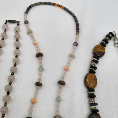 Natural Stone Jewelry Necklaces, Bracelet