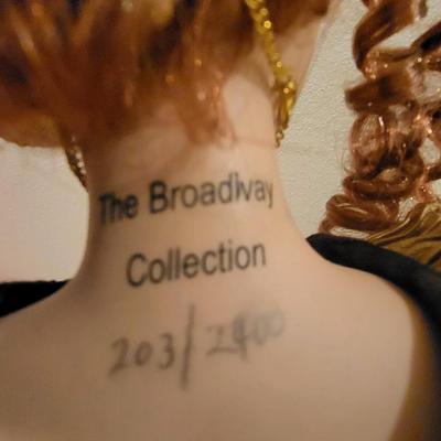 The Broadway Collection Porcelain Doll COA & Numbered 203/2400