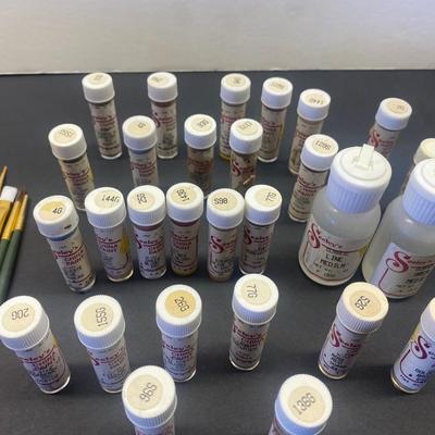 Seeley’s China Paint and Brushes