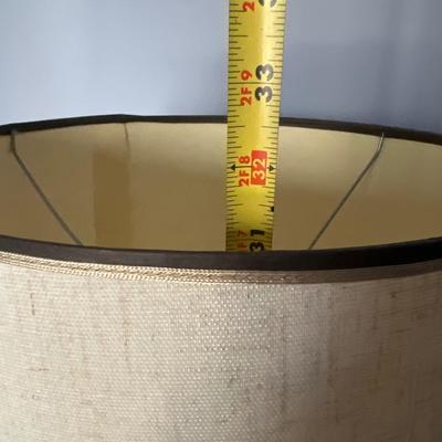 2 Wood Base Vintage Table Lamps