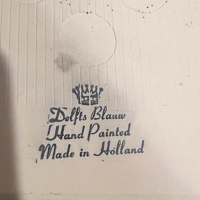 10 Delft Blue Hand Painted Tiles Made in Holland