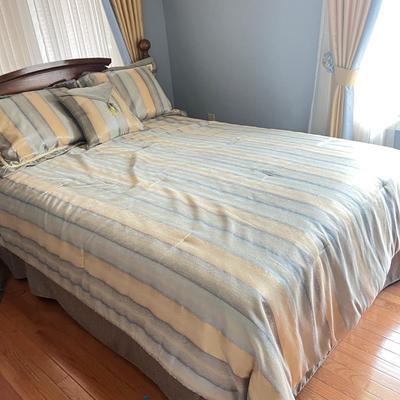 High Country Linens Bedding Set - Full Comforter, 2 Shams, 2 Decorative Pillows, Duster
