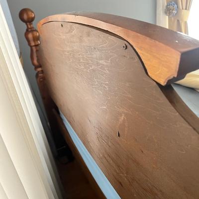 Solid Wood Full Size Bed Frame