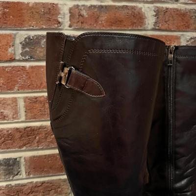 Women’s Paul Green Leather Lamb Skin Lined Boots Sz 7.5