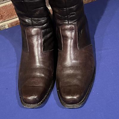 Women’s Paul Green Leather Lamb Skin Lined Boots Sz 7.5