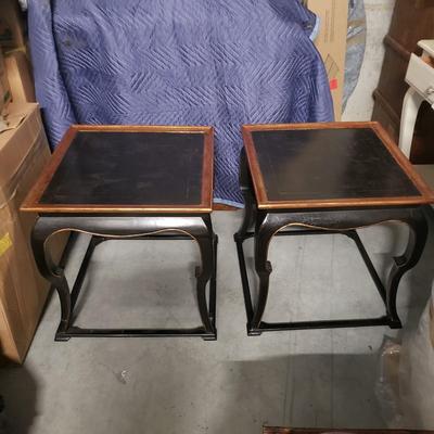 Burton Ching Ltd Black Side Tables (1020BR-KD)