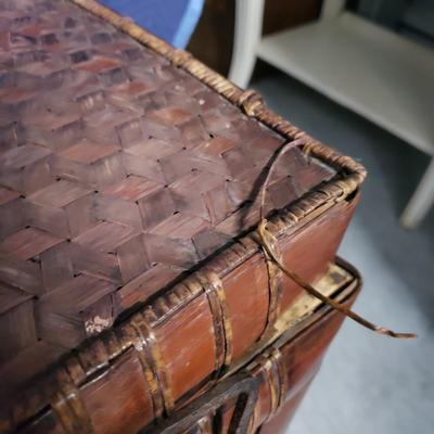 Bamboo/Woven Trunk (1020BR-KD)