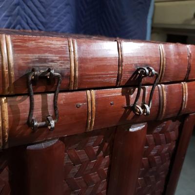 Bamboo/Woven Trunk (1020BR-KD)