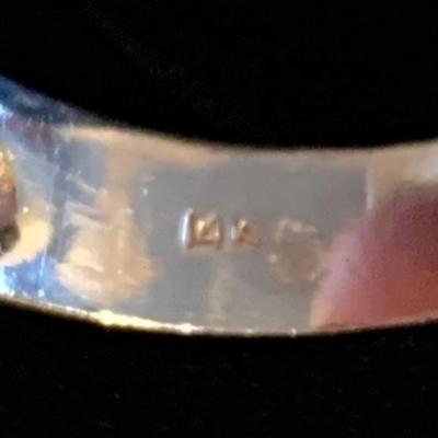14k Yellow Gold Estate Ring - Size 9 - 7.4 grams
