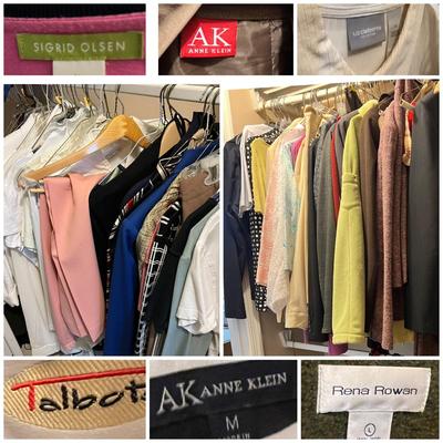 2 Racks of Women’s Clothes - Jones NY, Anne Klein, Talbots, Liz Claiborne