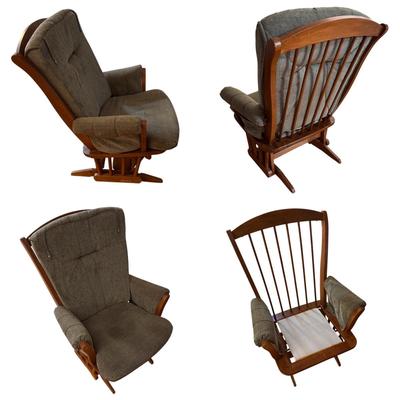 Dutailier Wooden Gliding Rocking Chair (LR-DZ)
