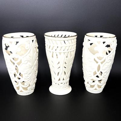 Lenox Vase Lot - Set of 7 Lenox Vases