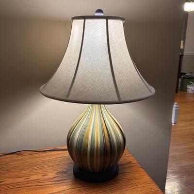 Bill Blass Striped Lamp (LR-DZ)